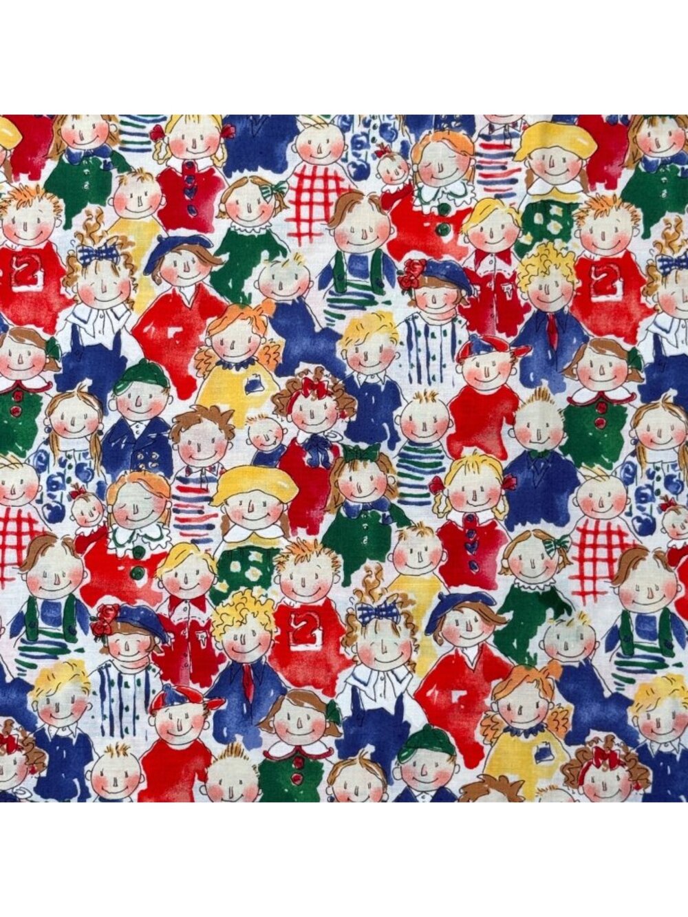 VTG‎ 1994 Alexander Henry JJs First Grade Class Fabric By Nicole de Leon 1.25 YD